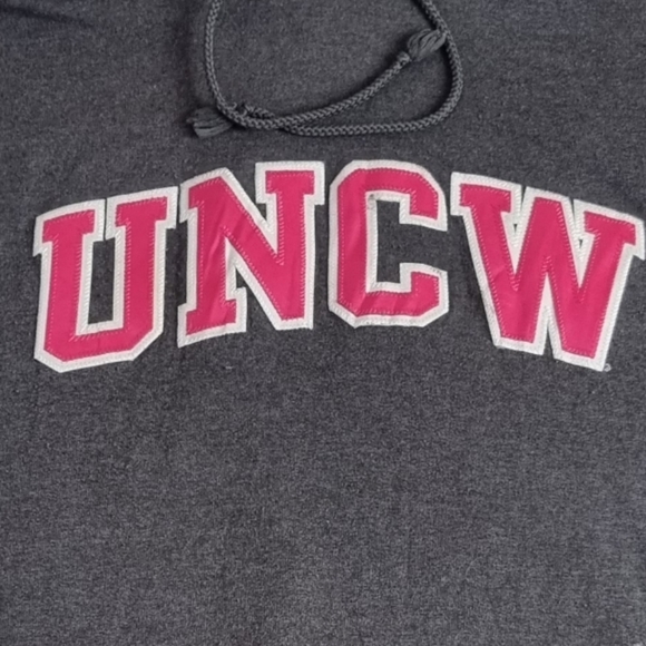 Champion UNCW Hoodie Dark Grey USA Hooded University Sweatshirt Mens Size Medium - Picture 6 of 9